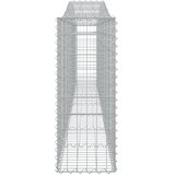  Lučne gabionske košare 15 kom 400x30x80/100cm pocinčano željezo | shoptok.hr