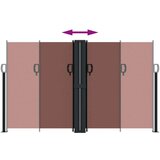  Bočna tenda na uvlačenje smeđa 140 x 1200 cm | shoptok.hr