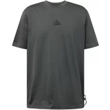 ADIDAS SPORTSWEAR Tehnička sportska majica grafit siva / crna