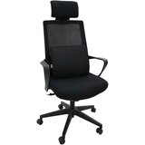  Jastuk s jastukom Podesiva Crna 34 x 31.5 x 12 cm Mreža | shoptok.hr