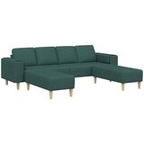  Kauč za dnevni boravak 3 pcs Tamnozelena Poliester | Eponuda.com