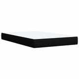  Krevet s oprugama i madracem crni 120 x 200cm od tkanine | shoptok.hr