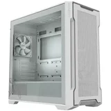 Case GB-C102GI C102 Glass, Mid Tower, White 2x 120mm Fans, mATX