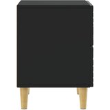  Noćni ormarić 2 pcs Crna 43 x 34,5 x 48 cm Konstruirano drvo | shoptok.hr