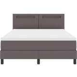  Konstrukcija kreveta s madracem Siva 160 x 200 cm Umjetna koža | shoptok.hr