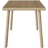  Vrtni stolić za kavu pravokutni bež 80x40x37 cm poliratan | Eponuda.ba
