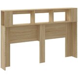  LED uzglavlje boja hrasta sonome 160 x 18,5 x 103,5 cm | shoptok.hr