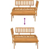  Vrtna sofa od paleta 2 kom od masivnog bagremovog drva | shoptok.hr