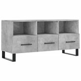The Living Store TV omarica betonsko siva 102x36x50 cm inženirski les - TV Omarica, (21624871) | Shoptok.si