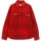 Pull&Bear Prehodna jakna burgund / oranžno rdeča | Shoptok.si