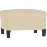  Fotelja s tabureom krem 60 cm od tkanine | shoptok.hr