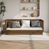  Dnevna postelja medeno rjava 90x200 cm trdna borovina, (20724518) Cene