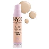 NYX Professional Makeup kremni korektor - Bare With Me Concealer Serum - Light (BWMCCS02) Cene