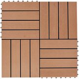  Pločice za decking 11 pcs Tikovina 30 x 30 cm | Eponuda.com