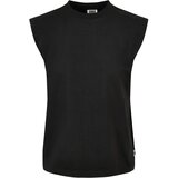 Urban Classics Women's organic tank top with heavy padded shoulder black | shoptok.hr