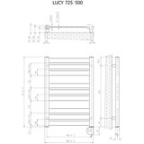  Vertaduro - Kupaonski radijator sa termostatom LUCY 400W 73x50 cm bela | Eponuda.com