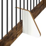  Vrata za pse z stojali 4 pcs Dimljen hrast 100 x 80 cm, (5000232688) | Shoptok.si