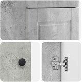  Kupaonski umivaonik s sudoperom Betonska siva 42 x 40 x 84,5 cm | shoptok.hr