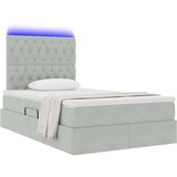 vidaXL Postelja z dodatnim prostorom za shranjevanje in LED osvetlitvijo, (5000105190) | Shoptok.si