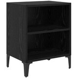  Noćni ormar 2 pcs Crni hrast 40 x 30 x 50 cm Konstruirano drvo | shoptok.hr