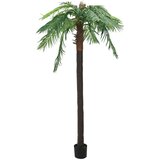vidaXL Umetna palma datljevec z loncem 305 cm zelena | Shoptok.si
