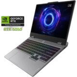 Lenovo LOQ 15IRX10 15.6" FHD IPS, Intel Core i7-13700HX, 16GB DDR5, NVIDIA GeForce RTX 5050 8GB GDDR7, 512GB SSD, 3x USB A, USB-C, HDMI, RJ45, WiFi-6, BT5.2, BH White BL Kyb, 60Wh, No OS, Lun | Eponuda.ba