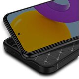 Techsuit CarbonFiber ovitek za Samsung Galaxy A54 5G – črn | Shoptok.si