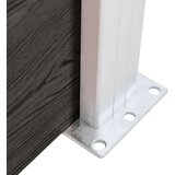  Ograda WPC 180 x 105 cm siva | shoptok.hr