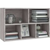  Knjižna omara/komoda siva sonoma 50x25x80 cm inženirski les, (20705239) | Shoptok.si
