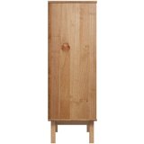  Visoka komoda OTTA smeđe-bijela 85x43x125 cm masivna borovina | shoptok.hr