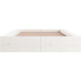  Posteljni okvir bel 100x200 cm trden les, (20904704) | Shoptok.si