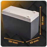 Akumulator Li-Ion 12AH 12V PM-AKLJ-12V12AM | shoptok.hr