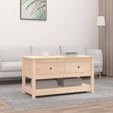 vidaXL Stolić za kavu 102 x 49 x 55 cm od masivne borovine Cijene