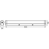 Osram LED prigušiva rasveta za ogledalo ORBIS TUBE LED/12W/230V 60 cm IP44 | Eponuda.com