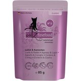  Varčno pakiranje catz finefood 16 x 85 g - Jagnjetina & zajec | shoptok.hr