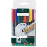 Faber-Castell Faber-Castell: Multimark komplet alkoholnih označevalcev F 0,6 mm – 8 kos | Shoptok.si