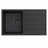 Minotti Granitna sudopera MILO METRO 76x44 Lava stone sa sifonom | ePonuda.com