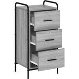  Kreveta Siva Sonoma 97 x 33 x 81 cm Konstruirano drvo Slike