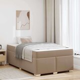  Konstrukcija postelje z vzmetnico Kapučino 120 x 190 cm blago, (5000125780) | Shoptok.si
