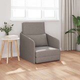 SOFA Floor Sofa Bed 2-in-1 Taupe 65x80x83 cm Fabric, (22094457) | Shoptok.si