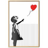  Plakat - Sliced Banksy 29.7x42 Zlatni okvir | shoptok.hr
