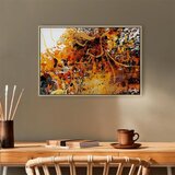  Slika - Kiss Explosion (1 Part) Wide 120x80 U prirodnom drvenom okviru | shoptok.hr