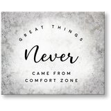 Motivaciona slika na platnu great things (moderne slike sa)