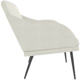  Klupa krem 110 x 76 x 80 cm baršunasta | shoptok.hr