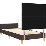 Okvir za krevet Tamno smeđa 100 x 200 cm tkanina | shoptok.hr