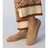 Gemre Brown perforated eco-suede loafers Stanila | Shoptok.si