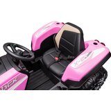 Traktor na akumulator s prikolico BLT-206 - roza | Shoptok.si