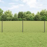  Ograda od lančanih veza s postom 10 x 0,6 m Siva Mreža | shoptok.hr
