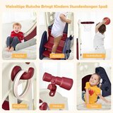  Dječji tobogan, dječje igralište za vrt, dječji tobogan s ljestvama, košarkaški koš - plavi | shoptok.hr