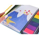  Knjiga za slikanje prstima Dinosauri, 64 stranice, 7 boja | shoptok.hr